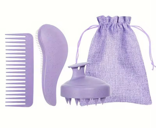 Lila Beauty-Haarpflegeset