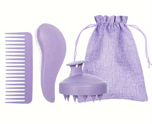 Lila Beauty-Haarpflegeset