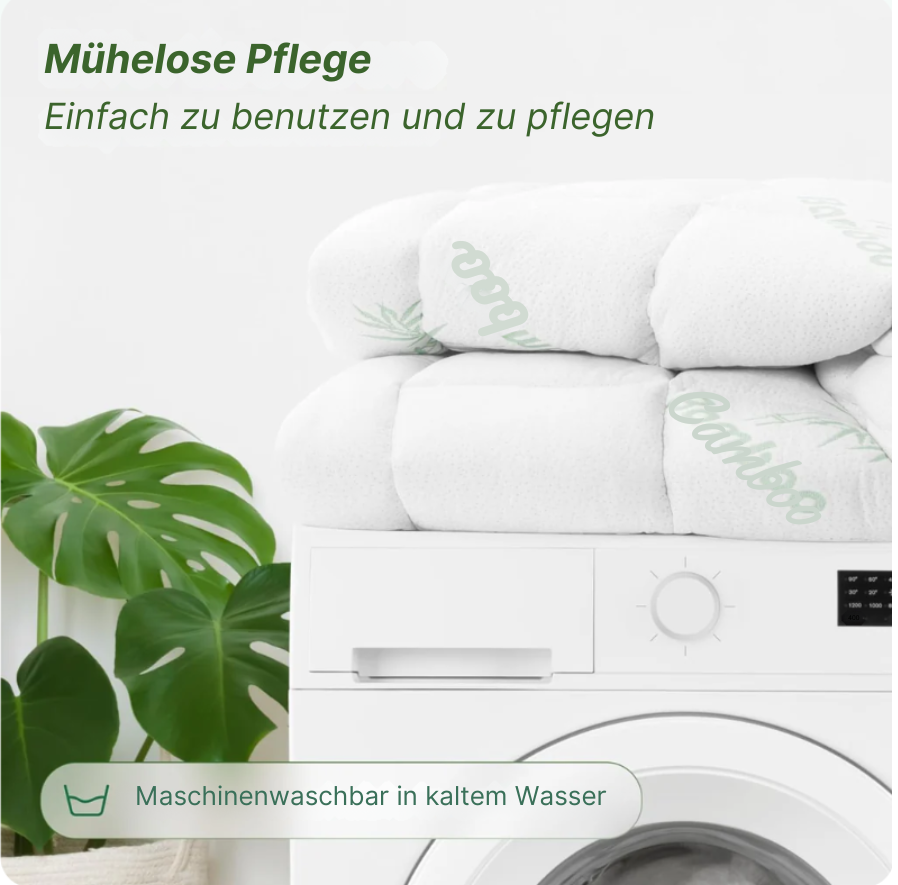 OrthoDream – Bambus-Matratzenauflage für tiefen, schmerzfreien Schlaf